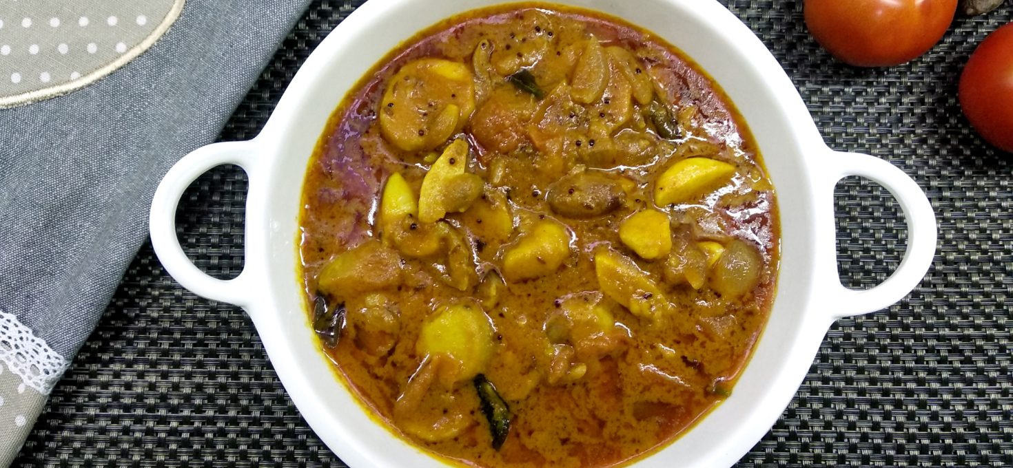 Yam Curry/Karunai Kizhangu Kuzhambu