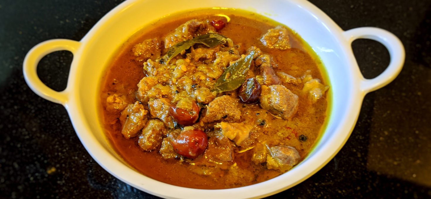 Varattu Kari Kuzhambu/Goat Curry