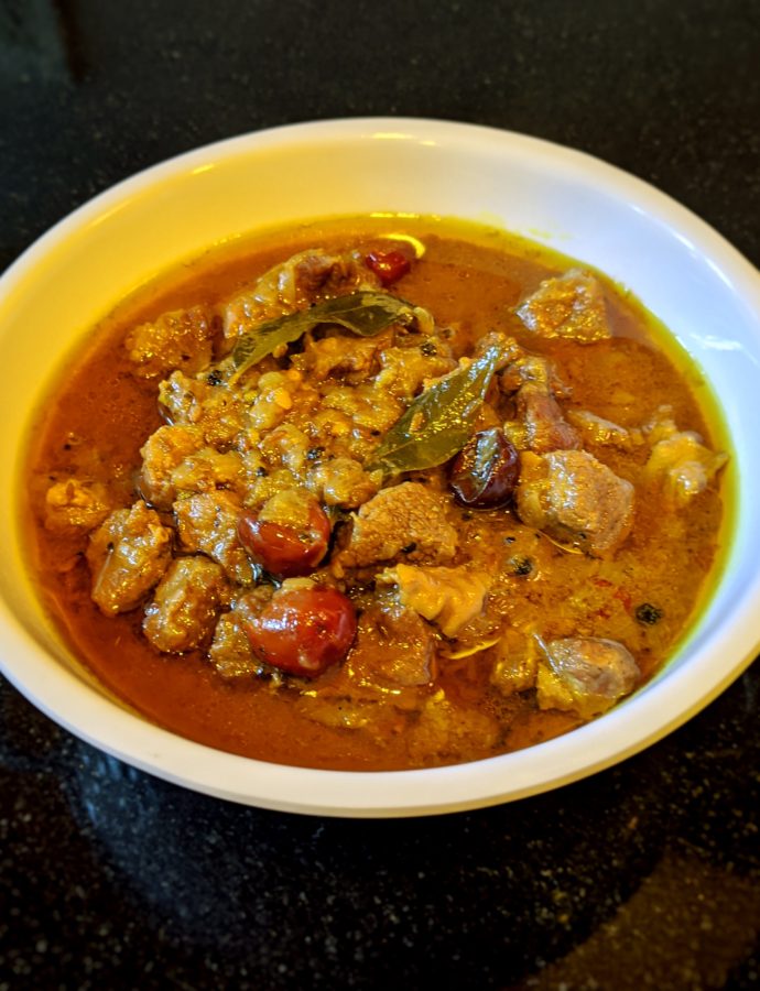 Varattu Kari Kuzhambu/Goat Curry