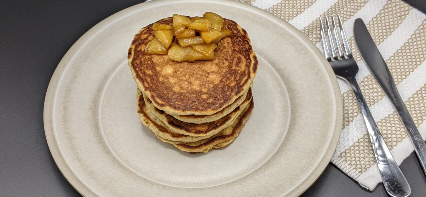 Pancakes made with Applesauce